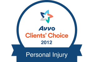 Avvo / Client's Choice 2012 / Personal Injury - Badge