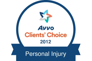 Avvo / Client's Choice 2012 / Personal Injury - Badge
